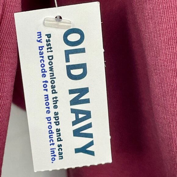 NWT Old Navy Fleece-Lined Hoodie Sweatshirt Rose Boxy Cropped Pullover Womens L - Picture 14 of 16